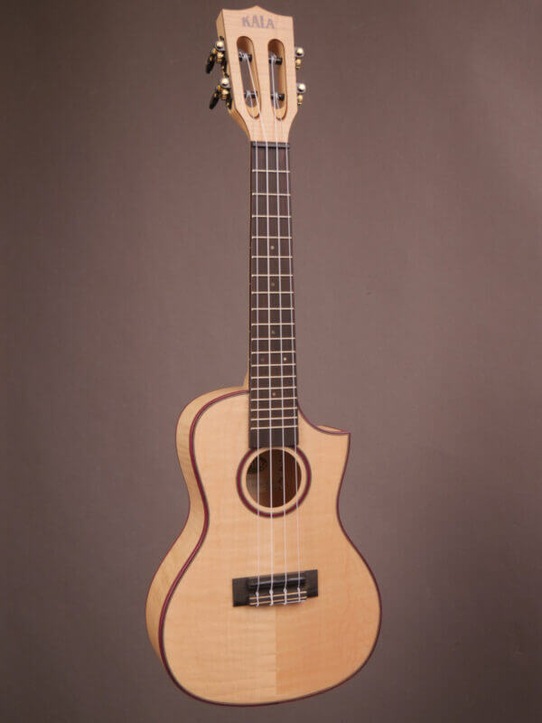 Kala Flame Maple Concert Cutaway - Image 2