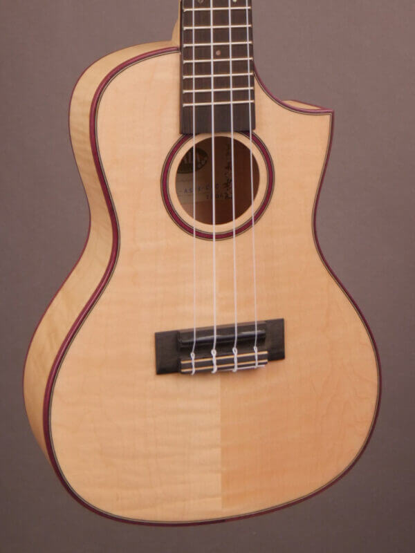 Kala Flame Maple Concert Cutaway