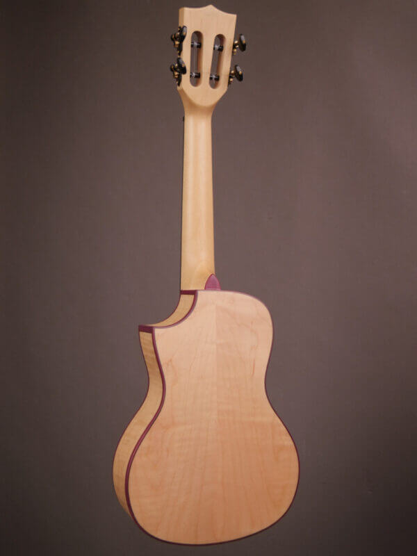 Kala Flame Maple Concert Cutaway - Image 3