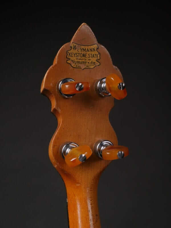 Weymann Keystone State Tenor Banjo 1920s Natural - Image 8